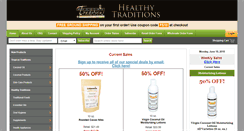 Desktop Screenshot of healthytraditions.com